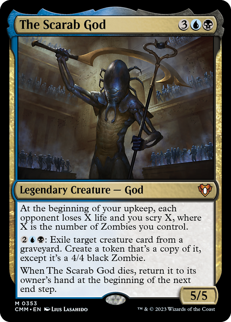 The Scarab God [Commander Masters] | Gate City Games LLC
