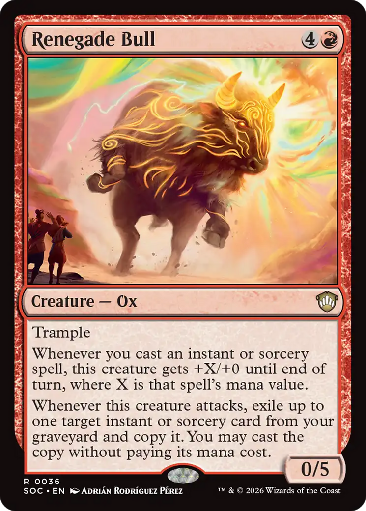 Renegade Bull [Secrets of Strixhaven Commander] | Gate City Games LLC