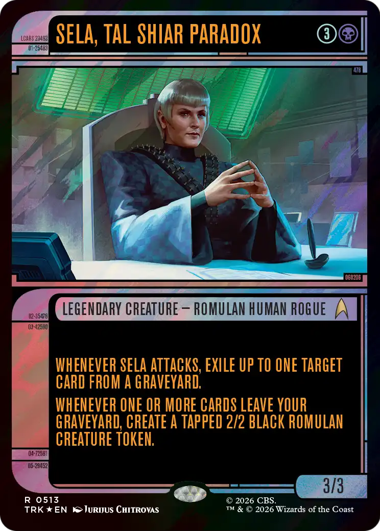Sela, Tal Shiar Paradox (Showcase) (Surge Foil) [Star Trek] | Gate City Games LLC