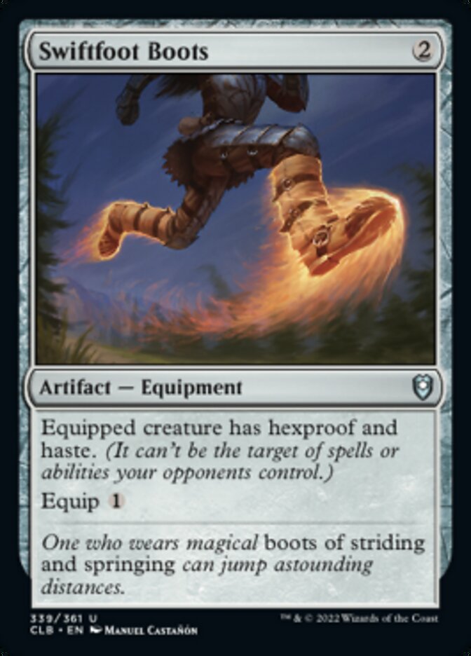 Swiftfoot Boots [Commander Legends: Battle for Baldur's Gate] | Gate City Games LLC