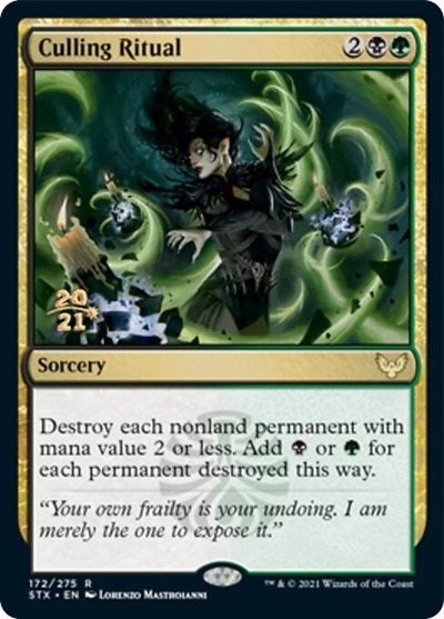 Culling Ritual [Strixhaven: School of Mages Prerelease Promos] | Gate City Games LLC