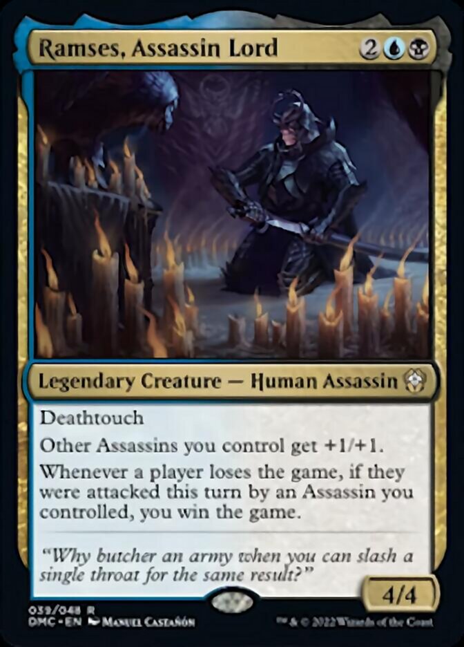 Ramses, Assassin Lord [Dominaria United Commander] | Gate City Games LLC