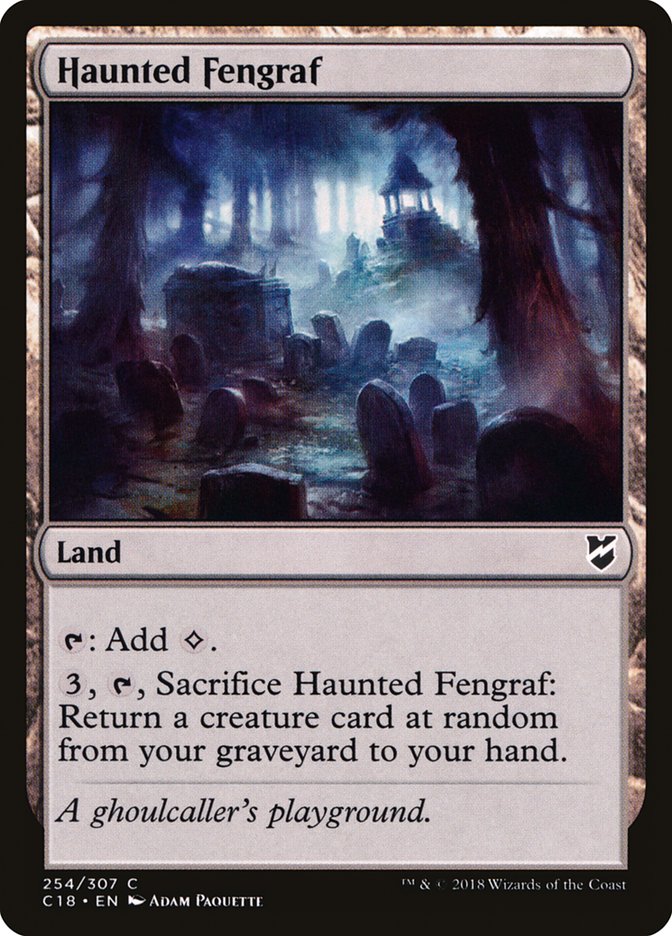 Haunted Fengraf [Commander 2018] | Gate City Games LLC
