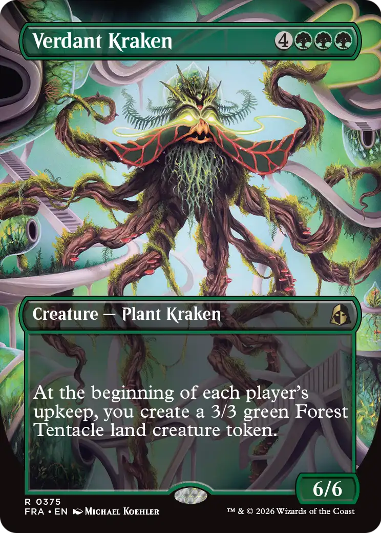 Verdant Kraken (Borderless) [Reality Fracture] | Gate City Games LLC