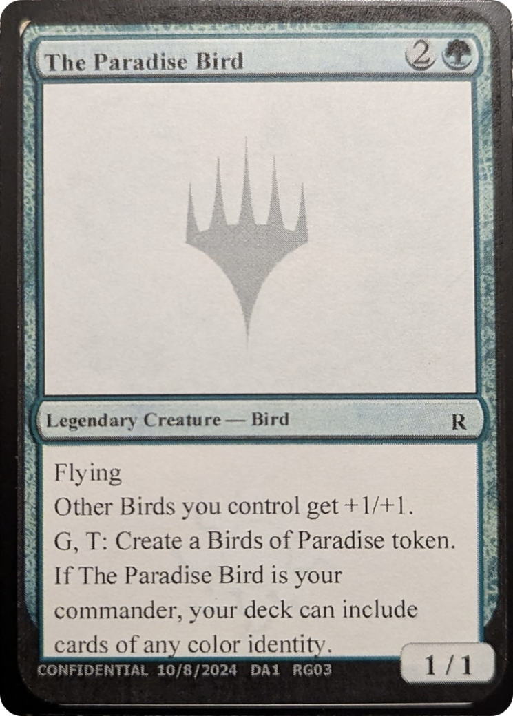 The Paradise Bird [Mystery Booster 2 Playtest Cards] | Gate City Games LLC