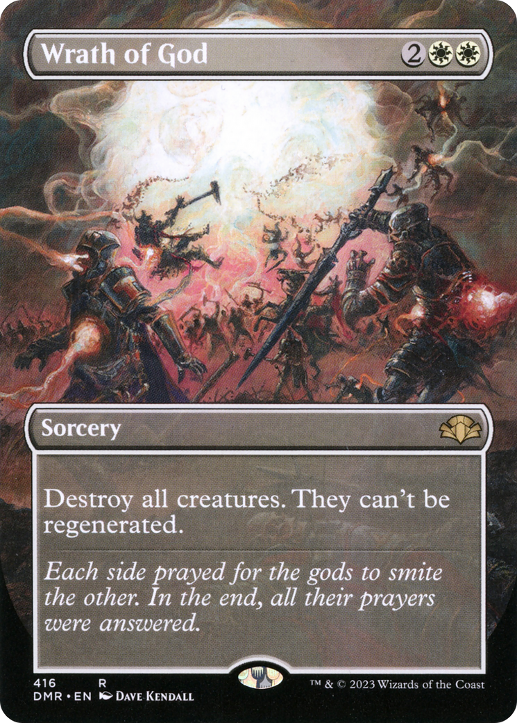 Wrath of God (Borderless Alternate Art) [Dominaria Remastered] | Gate City Games LLC