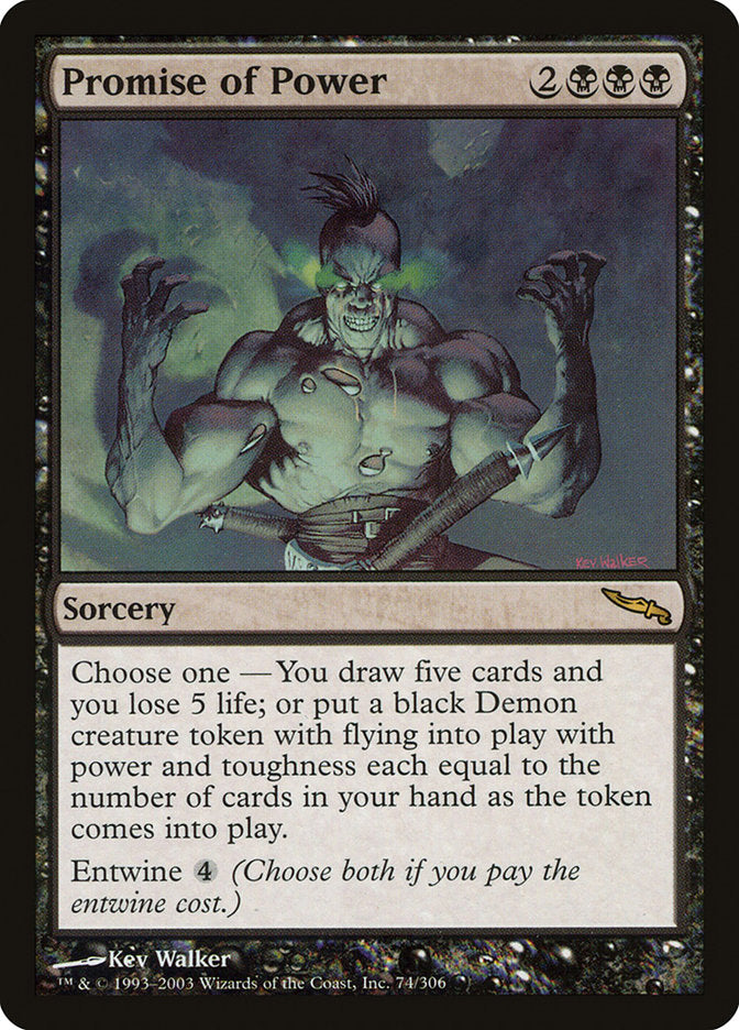 Promise of Power [Mirrodin] | Gate City Games LLC