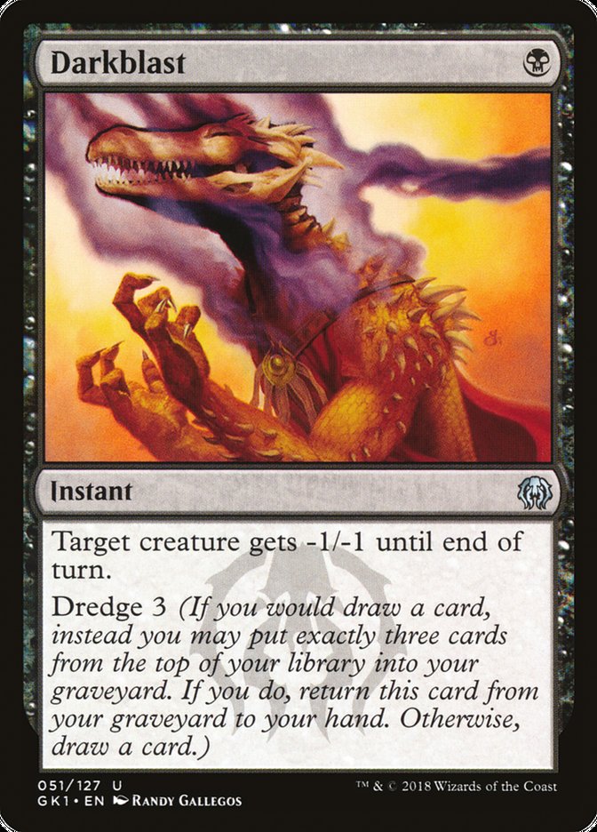 Darkblast [Guilds of Ravnica Guild Kit] | Gate City Games LLC