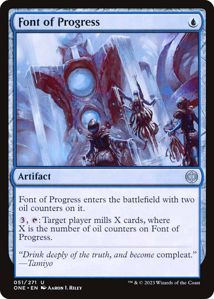 Font of Progress [Phyrexia: All Will Be One] | Gate City Games LLC