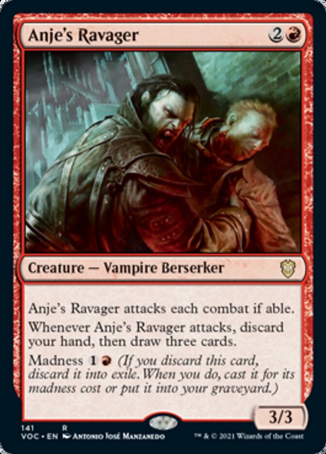Anje's Ravager [Innistrad: Crimson Vow Commander] | Gate City Games LLC