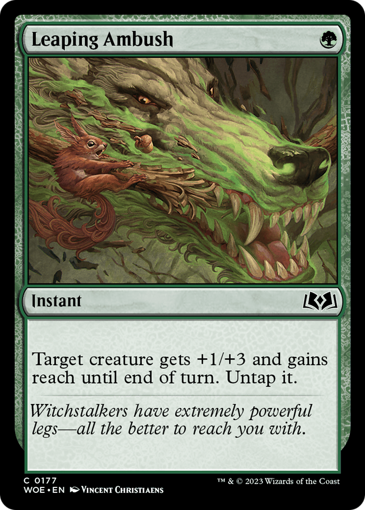Leaping Ambush [Wilds of Eldraine] | Gate City Games LLC