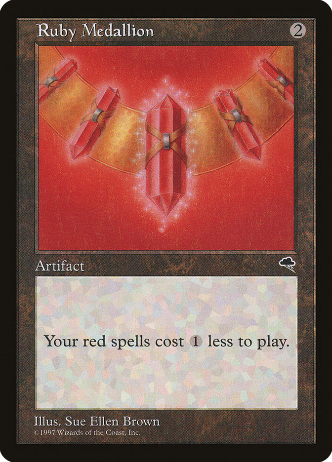 Ruby Medallion [Tempest] | Gate City Games LLC