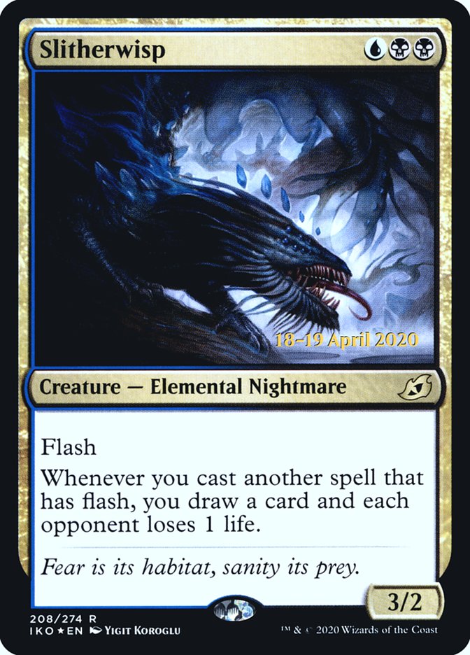 Slitherwisp [Ikoria: Lair of Behemoths Prerelease Promos] | Gate City Games LLC