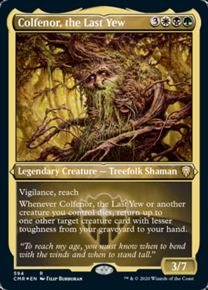 Colfenor, the Last Yew (Etched) [Commander Legends] | Gate City Games LLC