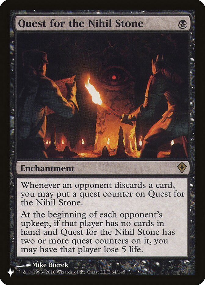 Quest for the Nihil Stone [The List] | Gate City Games LLC