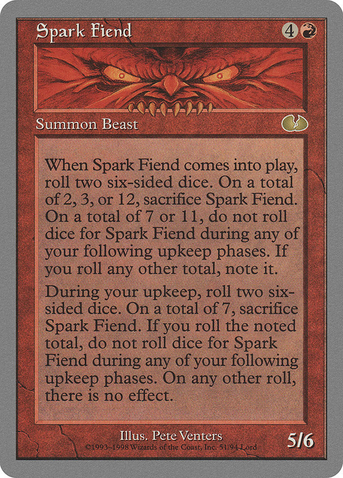 Spark Fiend [Unglued] | Gate City Games LLC