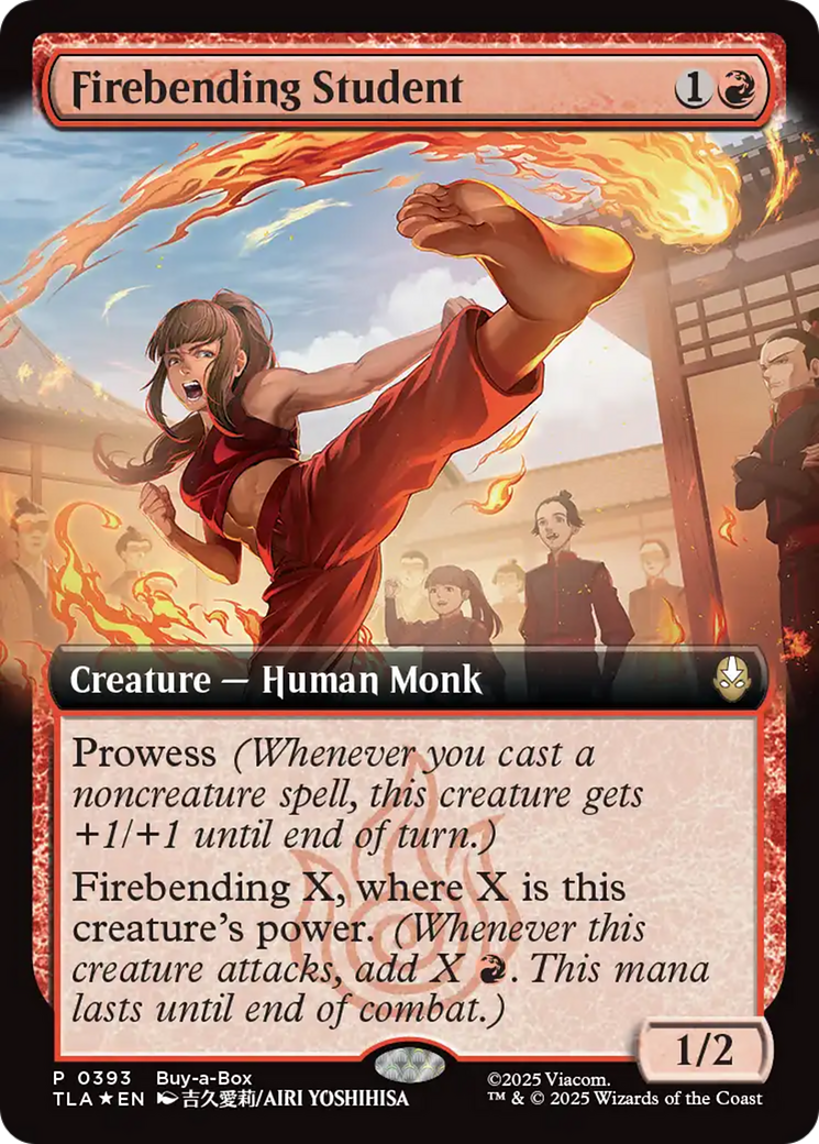 Firebending Student (Extended Art) [Avatar: The Last Airbender Promos] | Gate City Games LLC