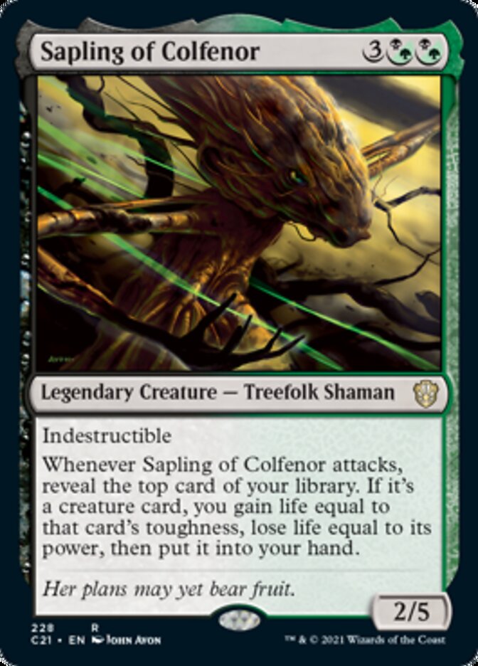 Sapling of Colfenor [Commander 2021] | Gate City Games LLC