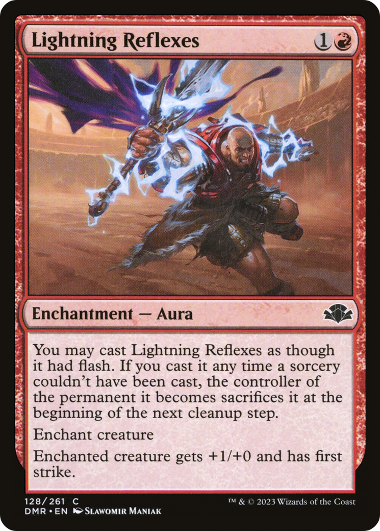 Lightning Reflexes [Dominaria Remastered] | Gate City Games LLC