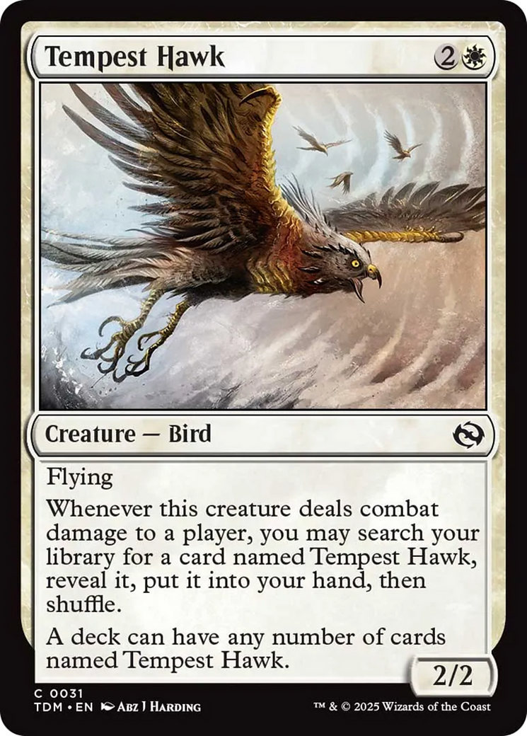Tempest Hawk [Tarkir: Dragonstorm] | Gate City Games LLC