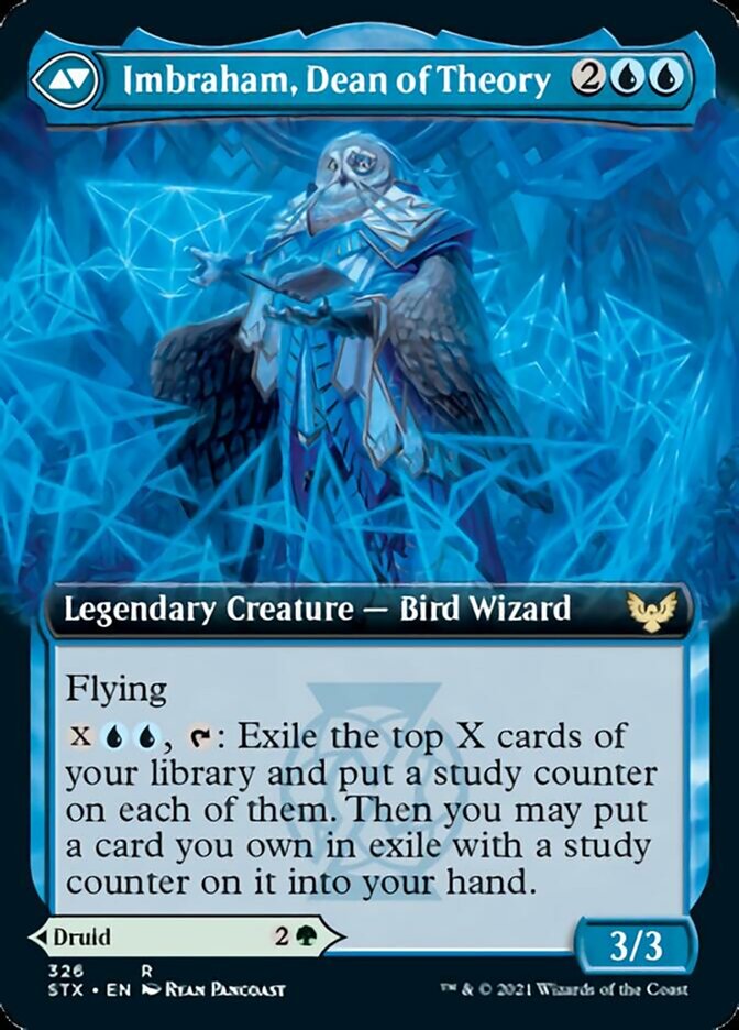 Kianne, Dean of Substance // Imbraham, Dean of Theory (Extended Art) [Strixhaven: School of Mages] | Gate City Games LLC