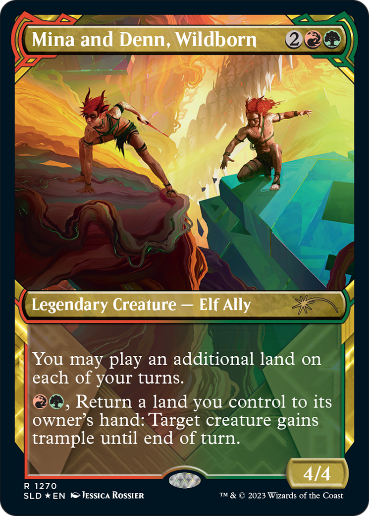 Mina and Denn, Wildborn (Halo Foil) [Secret Lair Drop Series] | Gate City Games LLC