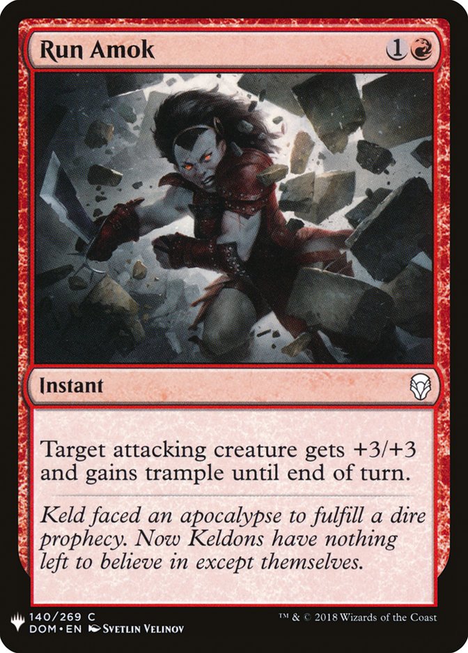 Run Amok [Mystery Booster] | Gate City Games LLC