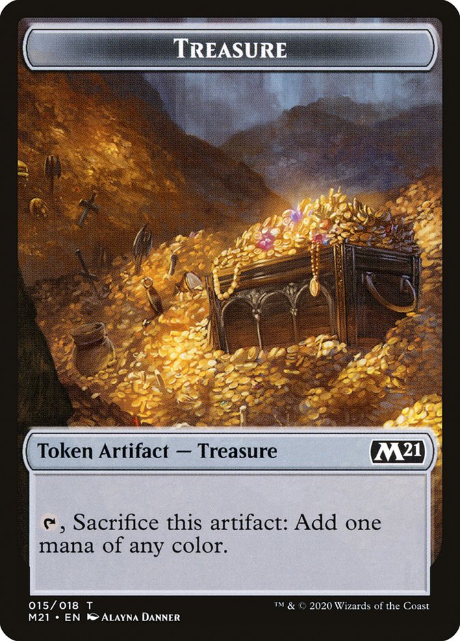 Treasure Token [Core Set 2021 Tokens] | Gate City Games LLC