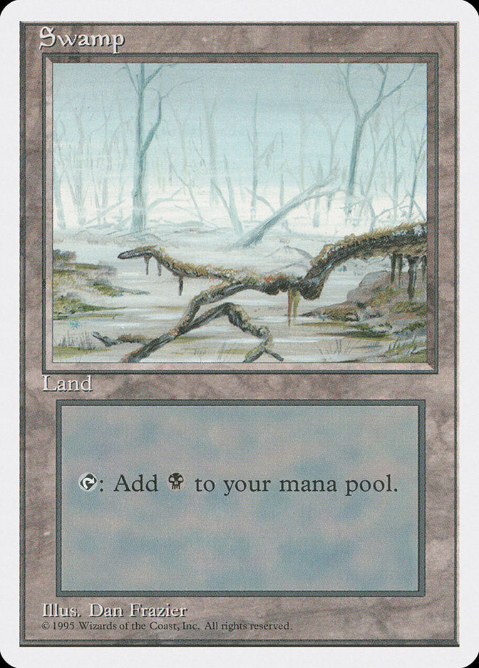 Swamp (White Fog in Trees) [Fourth Edition] | Gate City Games LLC