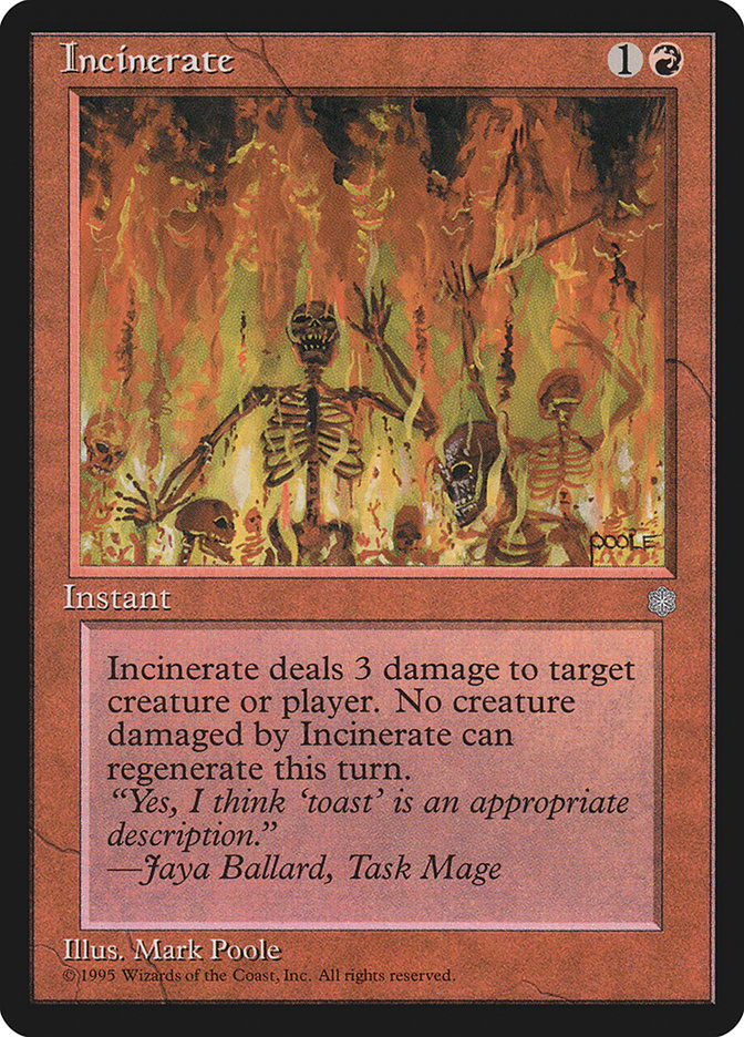 Incinerate [Ice Age] | Gate City Games LLC