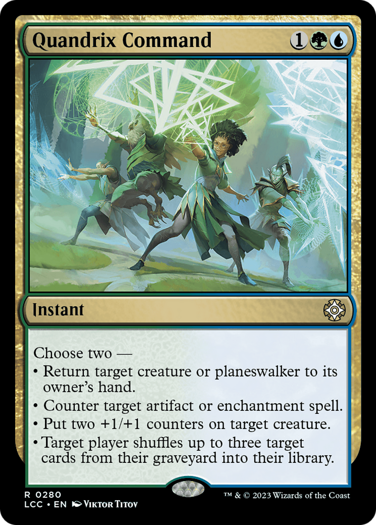 Quandrix Command [The Lost Caverns of Ixalan Commander] | Gate City Games LLC