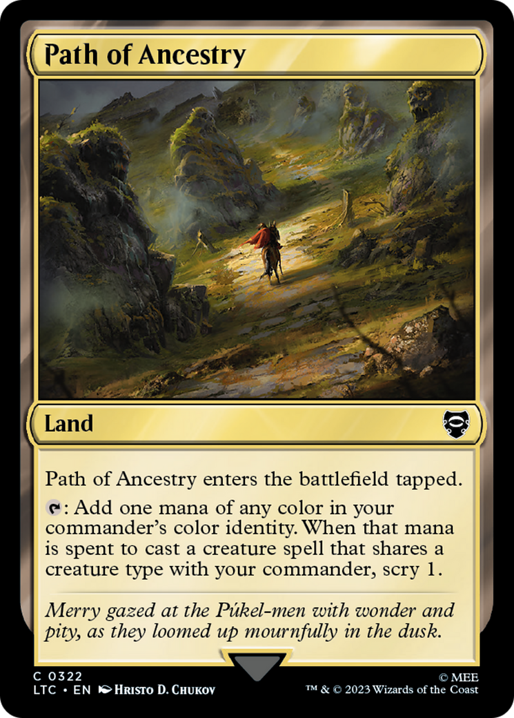 Path of Ancestry [The Lord of the Rings: Tales of Middle-Earth Commander] | Gate City Games LLC
