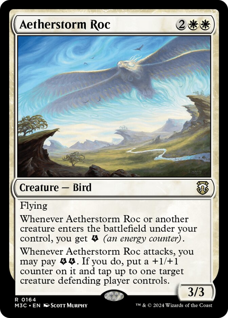 Aetherstorm Roc (Ripple Foil) [Modern Horizons 3 Commander] | Gate City Games LLC