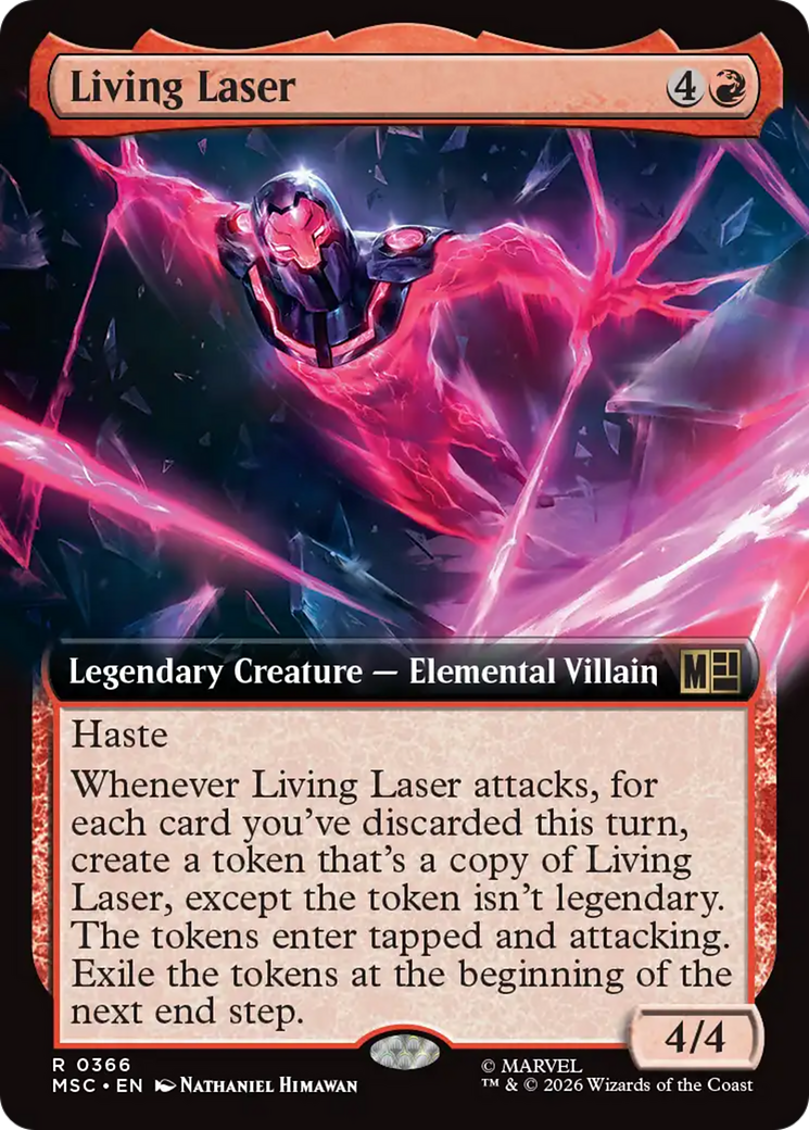 Living Laser (Extended Art) [Marvel Super Heroes Commander] | Gate City Games LLC