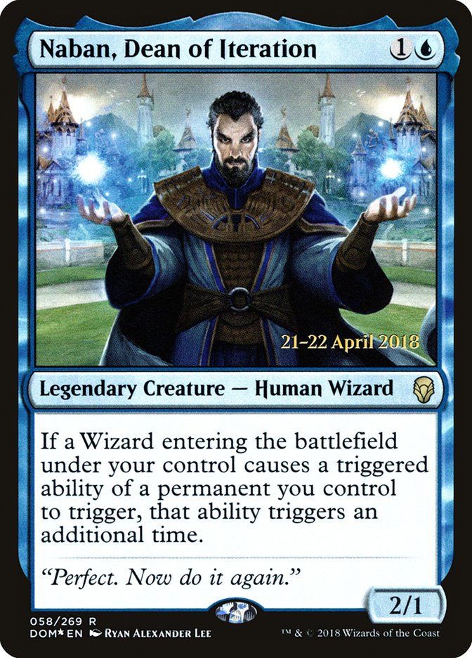 Naban, Dean of Iteration [Dominaria Prerelease Promos] | Gate City Games LLC