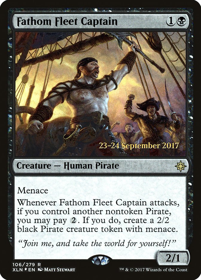 Fathom Fleet Captain [Ixalan Prerelease Promos] | Gate City Games LLC