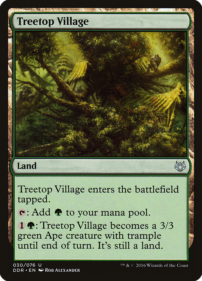 Treetop Village [Duel Decks: Nissa vs. Ob Nixilis] | Gate City Games LLC