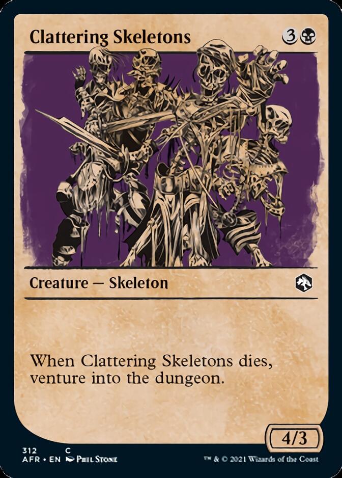 Clattering Skeletons (Showcase) [Dungeons & Dragons: Adventures in the Forgotten Realms] | Gate City Games LLC