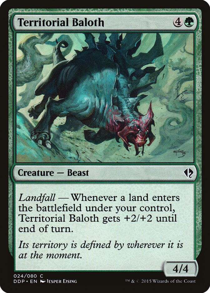 Territorial Baloth [Duel Decks: Zendikar vs. Eldrazi] | Gate City Games LLC