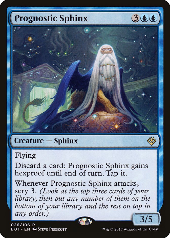 Prognostic Sphinx [Archenemy: Nicol Bolas] | Gate City Games LLC
