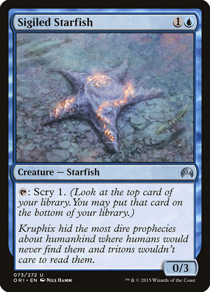 Sigiled Starfish [Magic Origins] | Gate City Games LLC