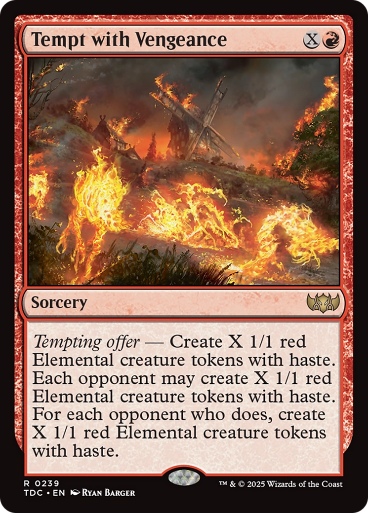 Tempt with Vengeance [Tarkir: Dragonstorm Commander] | Gate City Games LLC
