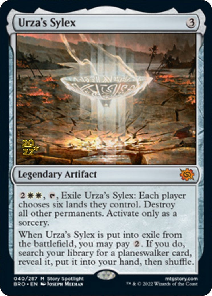 Urza's Sylex [The Brothers' War Prerelease Promos] | Gate City Games LLC