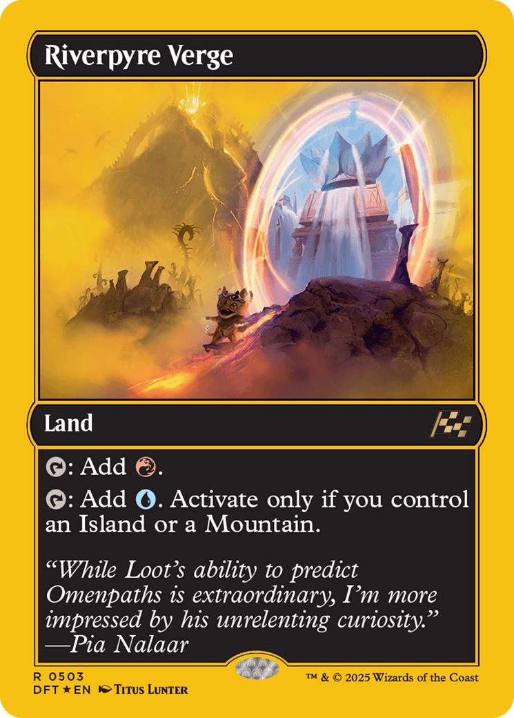 Riverpyre Verge (First-Place Foil) [Aetherdrift] | Gate City Games LLC
