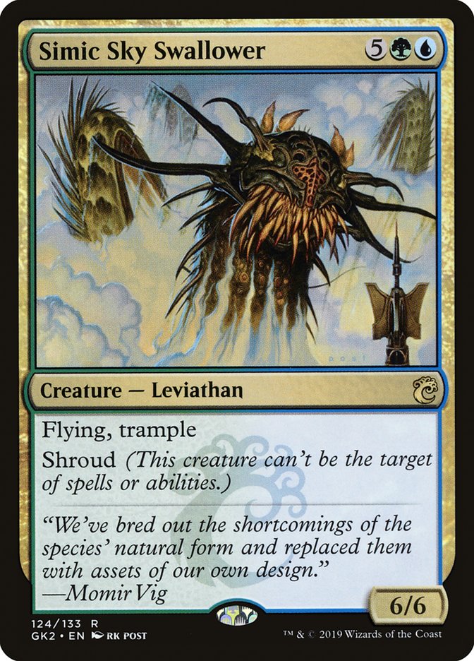 Simic Sky Swallower [Ravnica Allegiance Guild Kit] | Gate City Games LLC