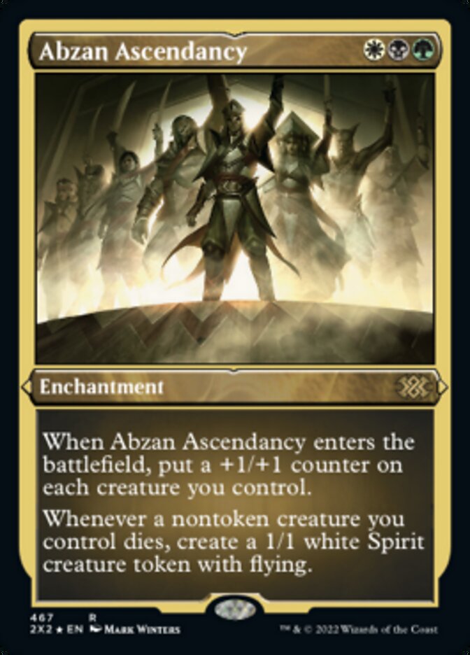 Abzan Ascendancy (Foil Etched) [Double Masters 2022] | Gate City Games LLC