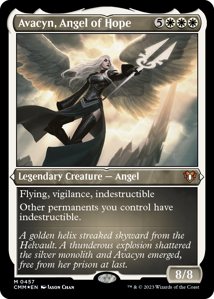 Avacyn, Angel of Hope (Foil Etched) [Commander Masters] | Gate City Games LLC