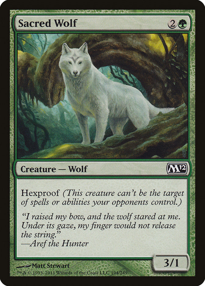 Sacred Wolf [Magic 2012] | Gate City Games LLC