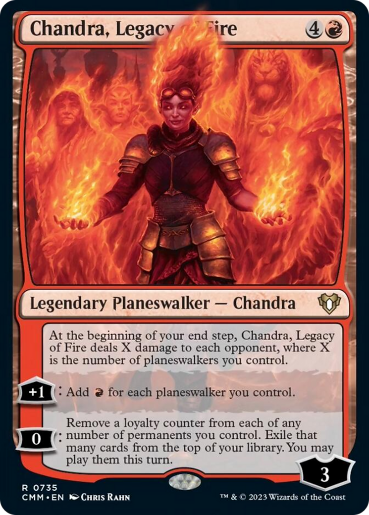 Chandra, Legacy of Fire [Commander Masters] | Gate City Games LLC