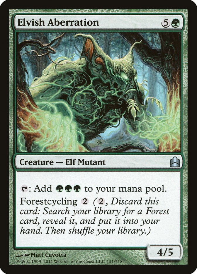 Elvish Aberration [Commander 2011] | Gate City Games LLC